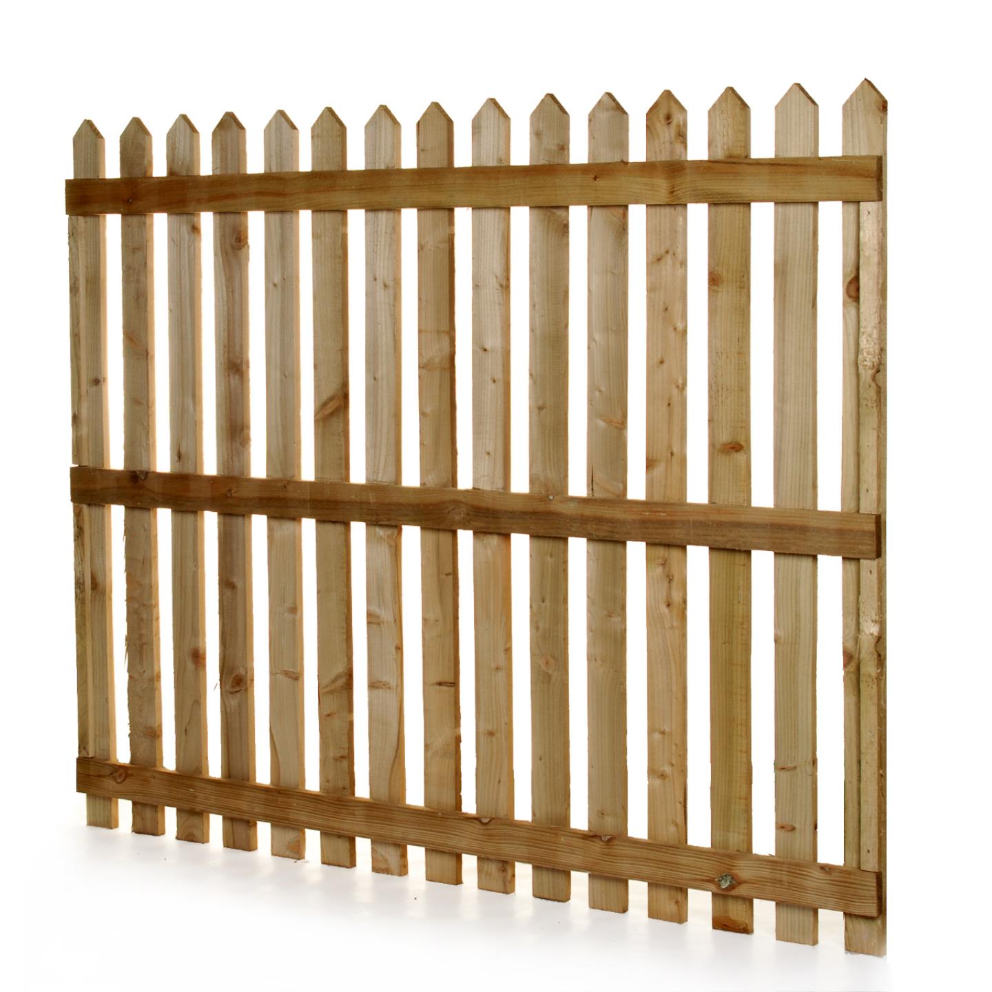 Pointed Paling Panels Picket Fencing Cheshire Ringwood Fencing